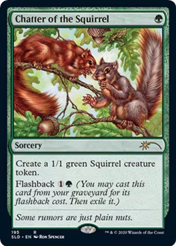 Chatter of the Squirrel (195), Secret Lair Drop Series — Magic card price