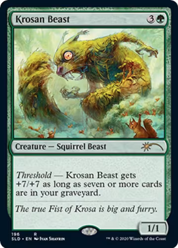 Krosan Beast (196), Secret Lair Drop Series — Magic card price