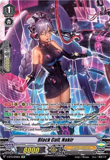 Black Call, Nakir (SP) (V-BT12/SP08EN), V-BT12: Divine Lightning Radiance — Vanguard card price