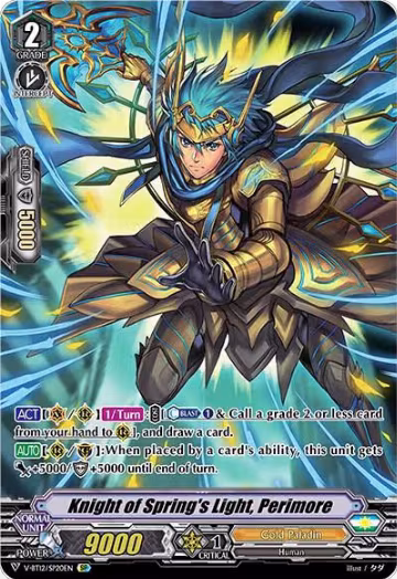 Knight of Spring's Light, Perimore (SP) (V-BT12/SP20EN), V-BT12: Divine Lightning Radiance — Vanguard card price