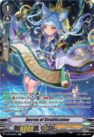 Becrux of Stratification (SP) (V-BT12/SP31EN), V-BT12: Divine Lightning Radiance — Vanguard card price