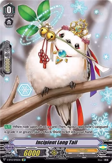 Incipient Long Tail (SP) (V-BT12/SP35EN), V-BT12: Divine Lightning Radiance — Vanguard card price