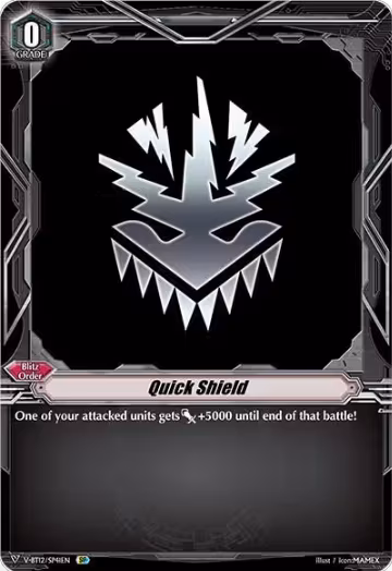 Quick Shield (Narukami) (SP) (V-BT12/SP41EN), V-BT12: Divine Lightning Radiance — Vanguard card price