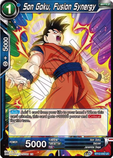 Son Goku, Fusion Synergy (BT12-032), Vicious Rejuvenation — DB Super card price
