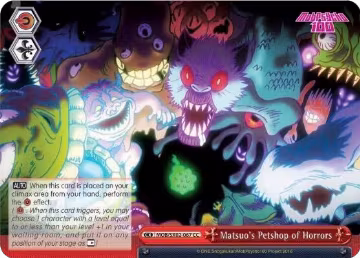 Matsuo's Petshop of Horrors (MOB/SX02-067 CC), Mob Psycho 100 — Weiß Schwarz card price