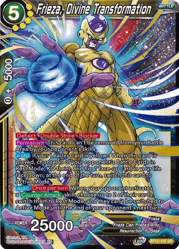 Frieza, Divine Transformation (BT12-100), Vicious Rejuvenation — DB Super card price
