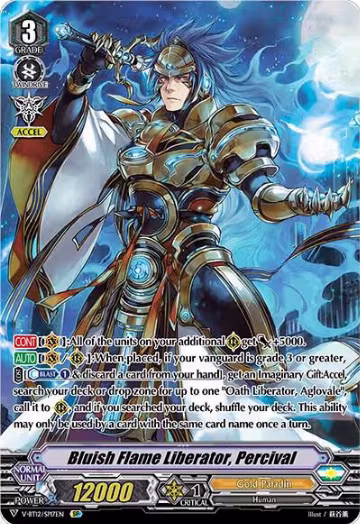 Bluish Flame Liberator, Percival (SP) (V-BT12/SP17EN) — card price