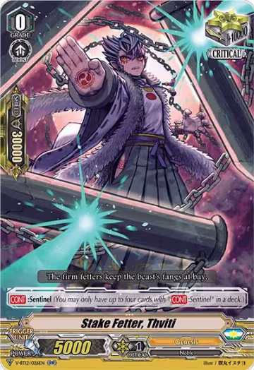 Stake Fetter, Thviti (V-BT12/026EN), V-BT12: Divine Lightning Radiance — Vanguard card price