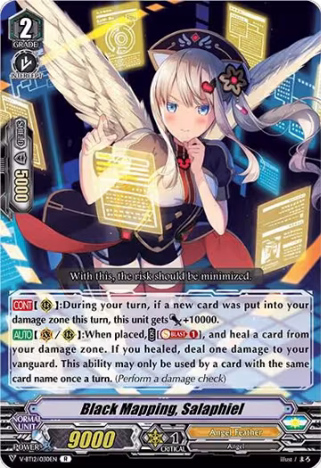 Black Mapping, Salaphiel (V-BT12/030EN), V-BT12: Divine Lightning Radiance — Vanguard card price