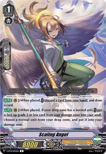 Scaling Angel (V-BT12/032EN), V-BT12: Divine Lightning Radiance — Vanguard card price