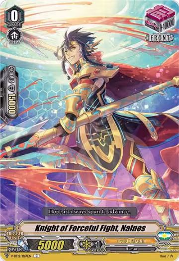 Knight of Forceful Fight, Nalnes (V-BT12/067EN), V-BT12: Divine Lightning Radiance — Vanguard card price