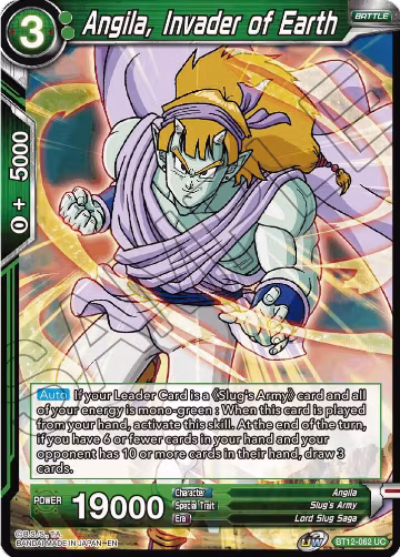 Angila, Invader of Earth (BT12-062), Vicious Rejuvenation — DB Super card price