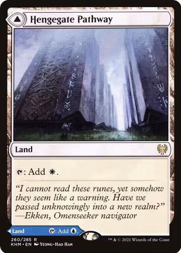 Hengegate Pathway (260), Kaldheim — Magic card price