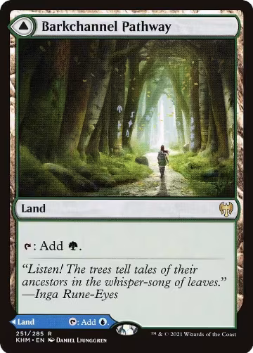 Barkchannel Pathway (251), Kaldheim — Magic card price