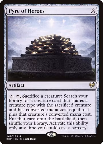 Pyre of Heroes (241), Kaldheim — Magic card price