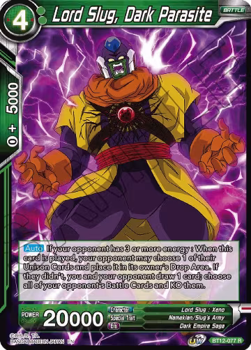 Lord Slug, Dark Parasite (BT12-077), Vicious Rejuvenation — DB Super card price