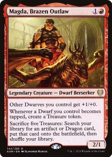 Magda, Brazen Outlaw (142), Kaldheim — Magic card price