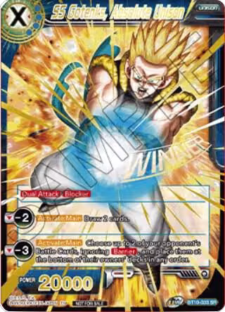 SS Gotenks, Absolute Unison (Winner Stamped) (BT10-033), Tournament Promotion Cards — DB Super card price