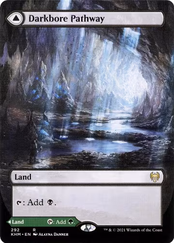 Darkbore Pathway (Borderless) (292), Kaldheim — Magic card price