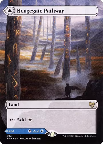 Hengegate Pathway (Borderless) (293), Kaldheim — Magic card price