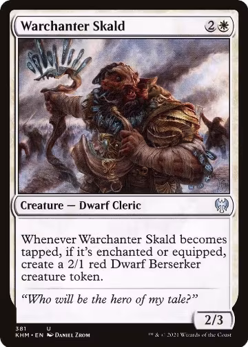 Warchanter Skald (381), Kaldheim — Magic card price
