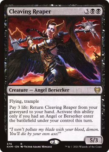 Cleaving Reaper (376), Kaldheim — Magic card price