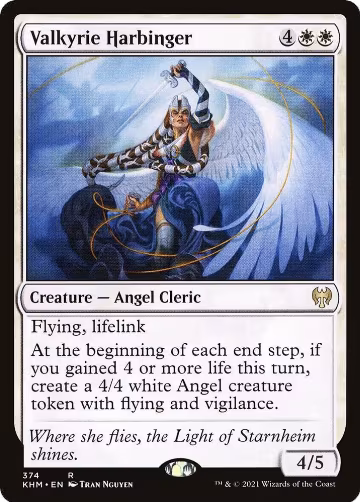 Valkyrie Harbinger (374), Kaldheim — Magic card price