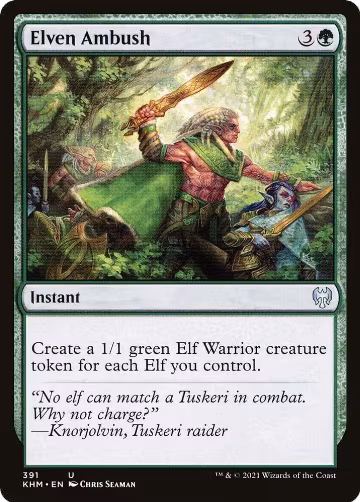Elven Ambush (391), Kaldheim — Magic card price