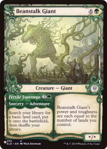 Beanstalk Giant (Showcase) (295/269), The List Reprints — Magic card price