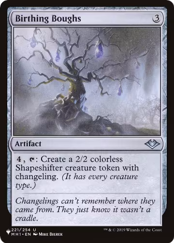 Birthing Boughs (221/254), The List Reprints — Magic card price