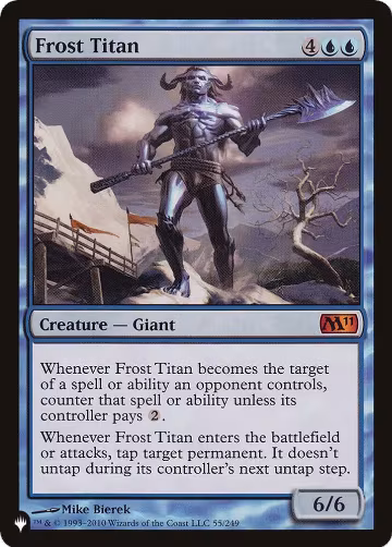 Frost Titan (55/249), The List Reprints — Magic card price