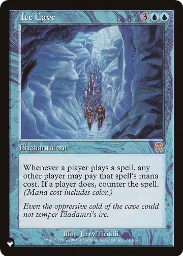 Ice Cave (24/143), The List Reprints — Magic card price