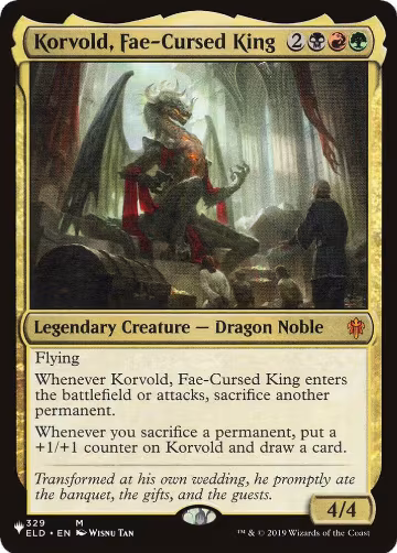 Korvold, Fae-Cursed King (329/269), The List Reprints — Magic card price