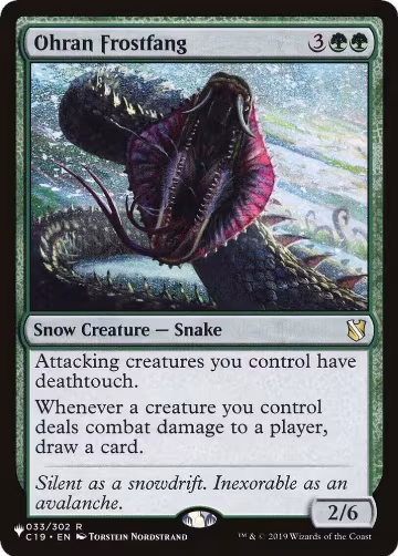 Ohran Frostfang (033/302), The List Reprints — Magic card price