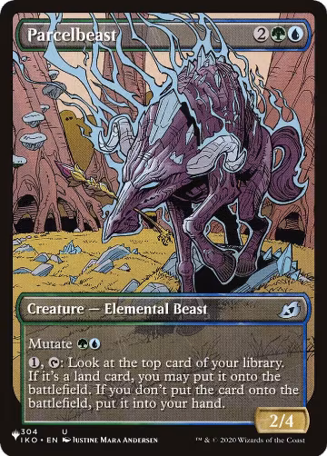 Parcelbeast (Showcase) (304/274), The List Reprints — Magic card price