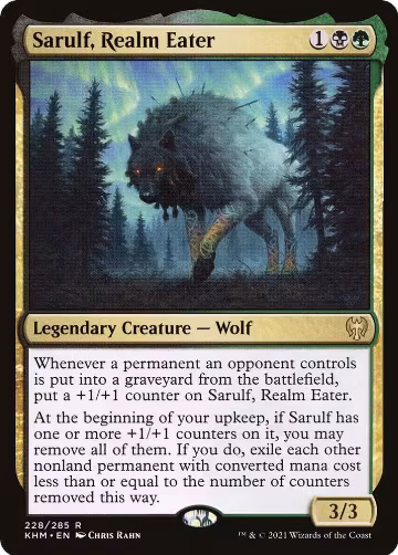 Sarulf, Realm Eater (228), Kaldheim — Magic card price