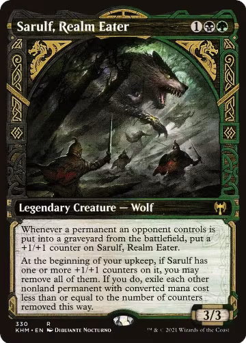 Sarulf, Realm Eater (Showcase) (330), Kaldheim — Magic card price