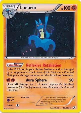 Lucario - 80/113 (Cosmos Holo) (080/113), Miscellaneous Cards & Products — Pokémon card price