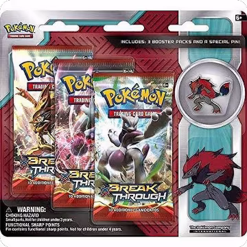 XY BREAKthrough Pin Collection [Zoroark], XY - BREAKthrough — Pokémon sealed product price