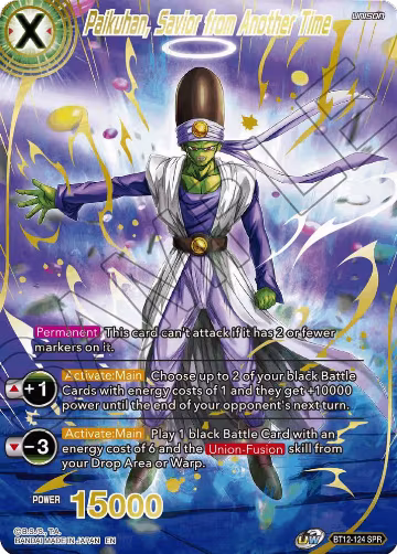 Paikuhan, Savior from Another Time (SPR) (BT12-124), Vicious Rejuvenation — DB Super card price
