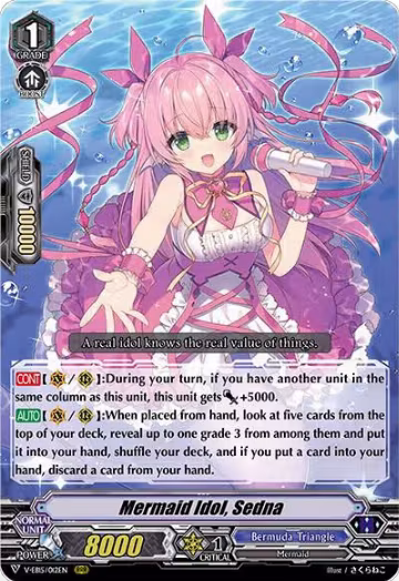 Mermaid Idol, Sedna (V-EB15/012EN), V-EB15: Twinkle Melody — Vanguard card price