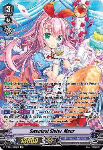 Sweetest Sister, Meer (SP) (V-EB15/SP08EN), V-EB15: Twinkle Melody — Vanguard card price