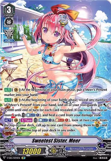 Sweetest Sister, Meer (Swimsuit SP) (V-EB15/SP24EN), V-EB15: Twinkle Melody — Vanguard card price