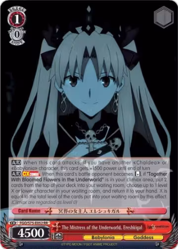 The Mistress of the Underworld, Ereshkigal (FGO/S75-E052 RR) — card price
