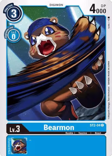 Bearmon (ST2-04 C), Starter Deck 02: Cocytus Blue — Digimon card price