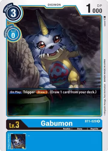 Gabumon - BT1-029 (BT1-029 R), Release Special Booster 1.0 — Digimon card price