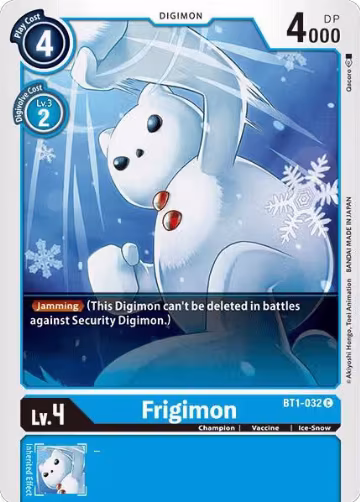 Frigimon (BT1-032 C), Release Special Booster 1.0 — Digimon card price