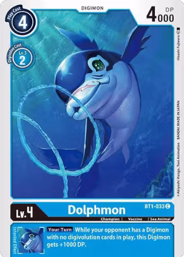 Dolphmon (BT1-033 C), Release Special Booster 1.0 — Digimon card price