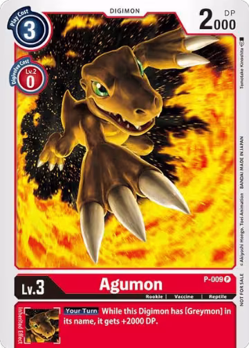 Agumon - P-009 (P-009 P), Digimon Promotion Cards — Digimon card price