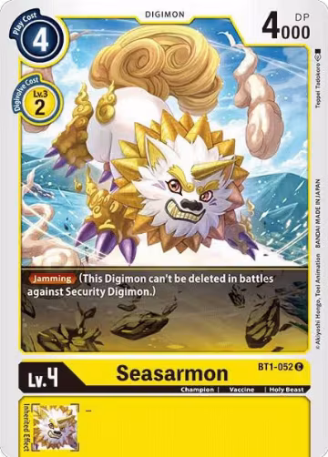 Seasarmon (BT1-052 C), Release Special Booster 1.0 — Digimon card price